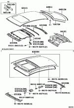 ROOF PANEL & BACK WINDOW GLASS 1